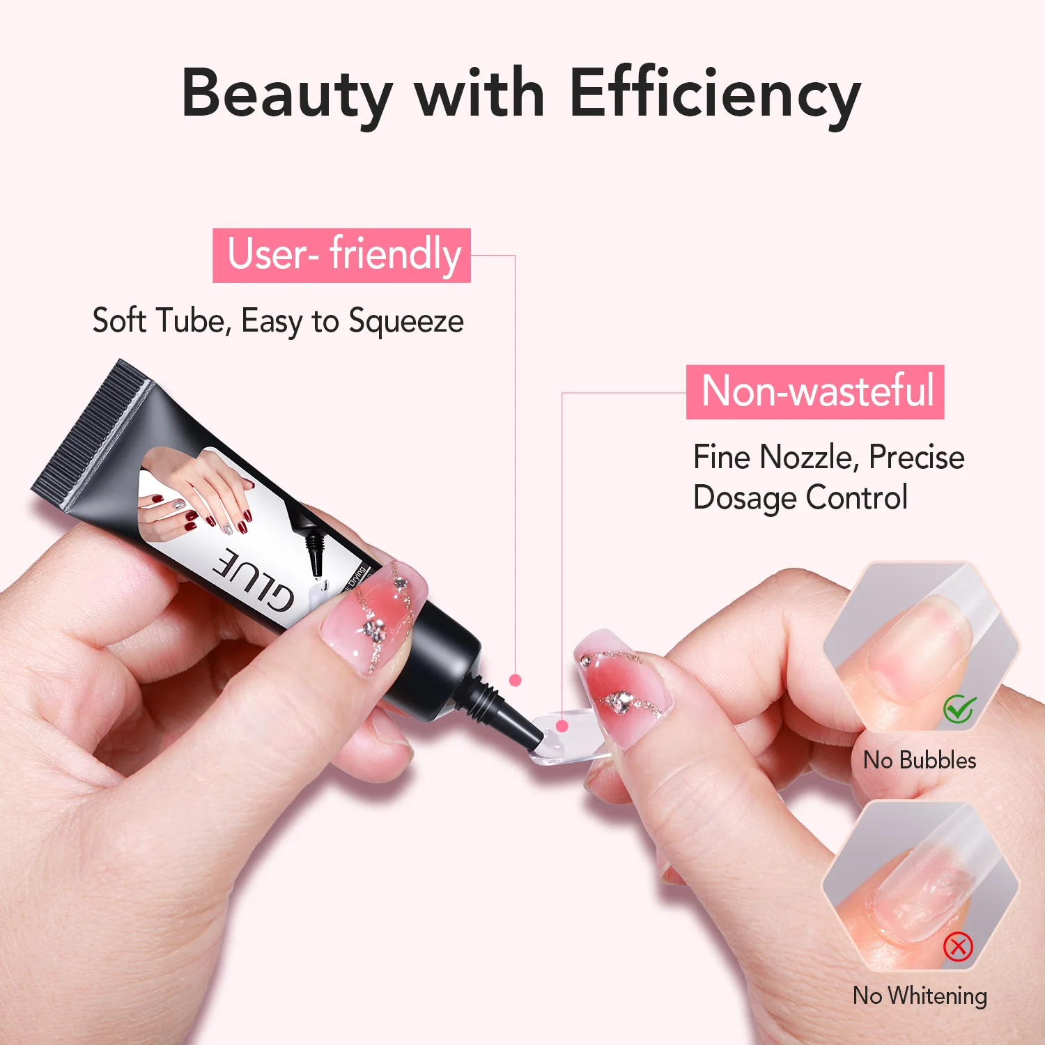 10g × 2pcs Semi-Solid Nail Glue Kit - Image 3