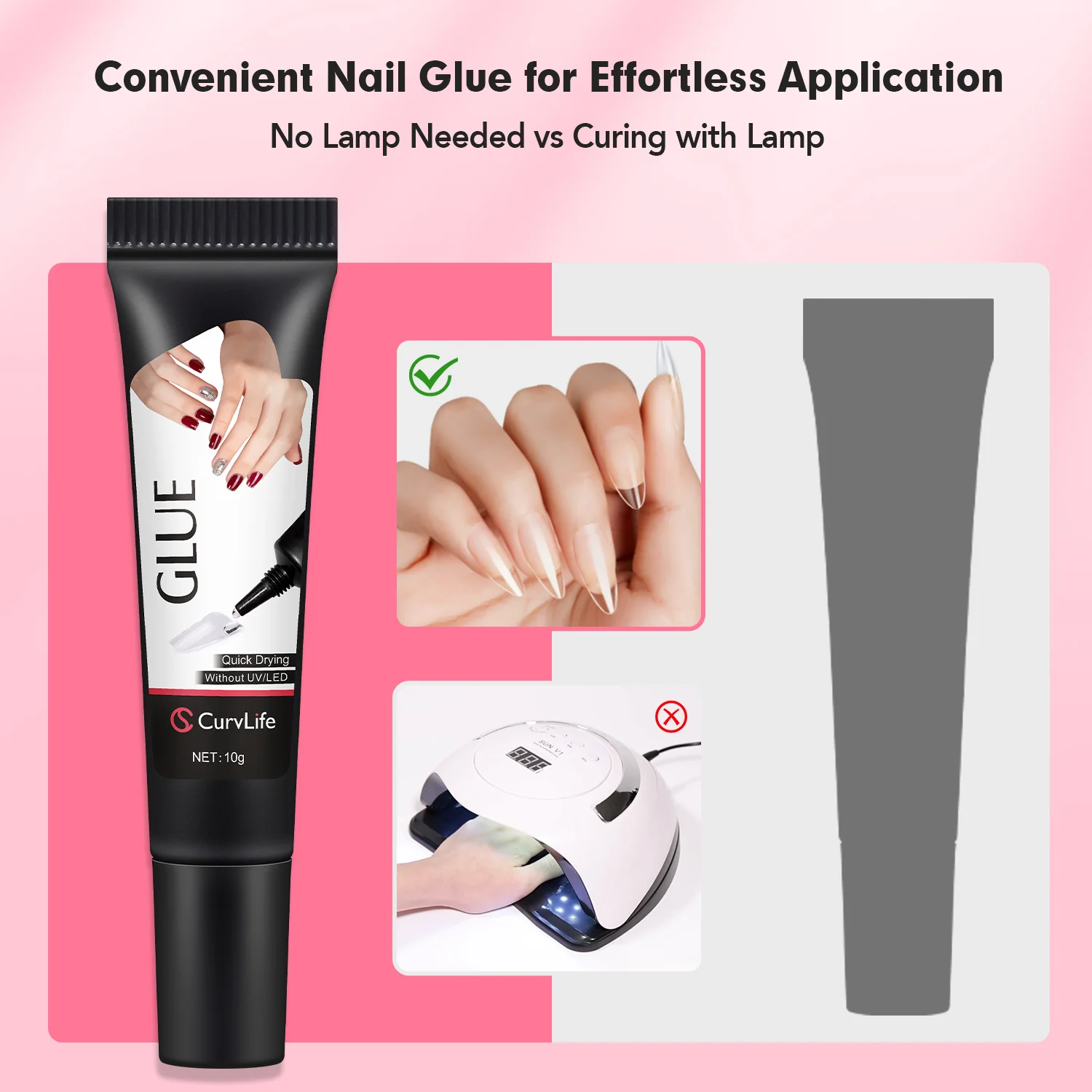 10g × 2pcs Semi-Solid Nail Glue Kit - Image 4