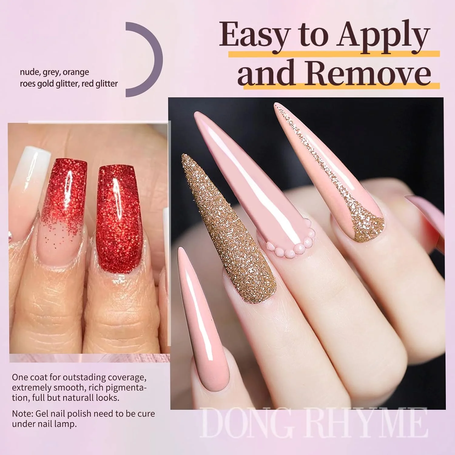 16 Colors Solid Gel Nail Polish Palette - Image 5