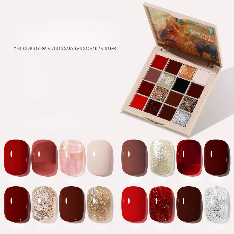 16 Colors Solid Nail Gel Set2 - Image 2