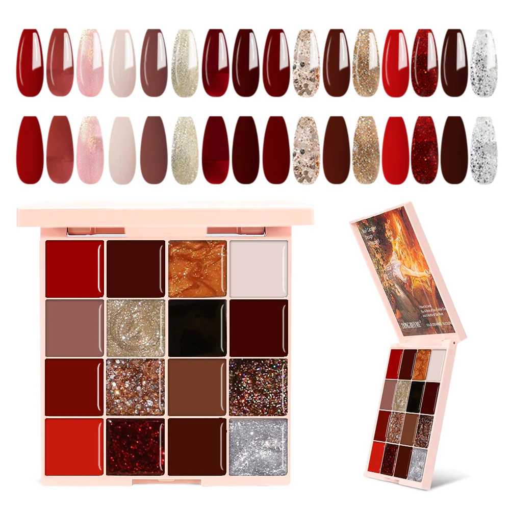 16 Colors Solid Nail Gel Set2 - Image 9