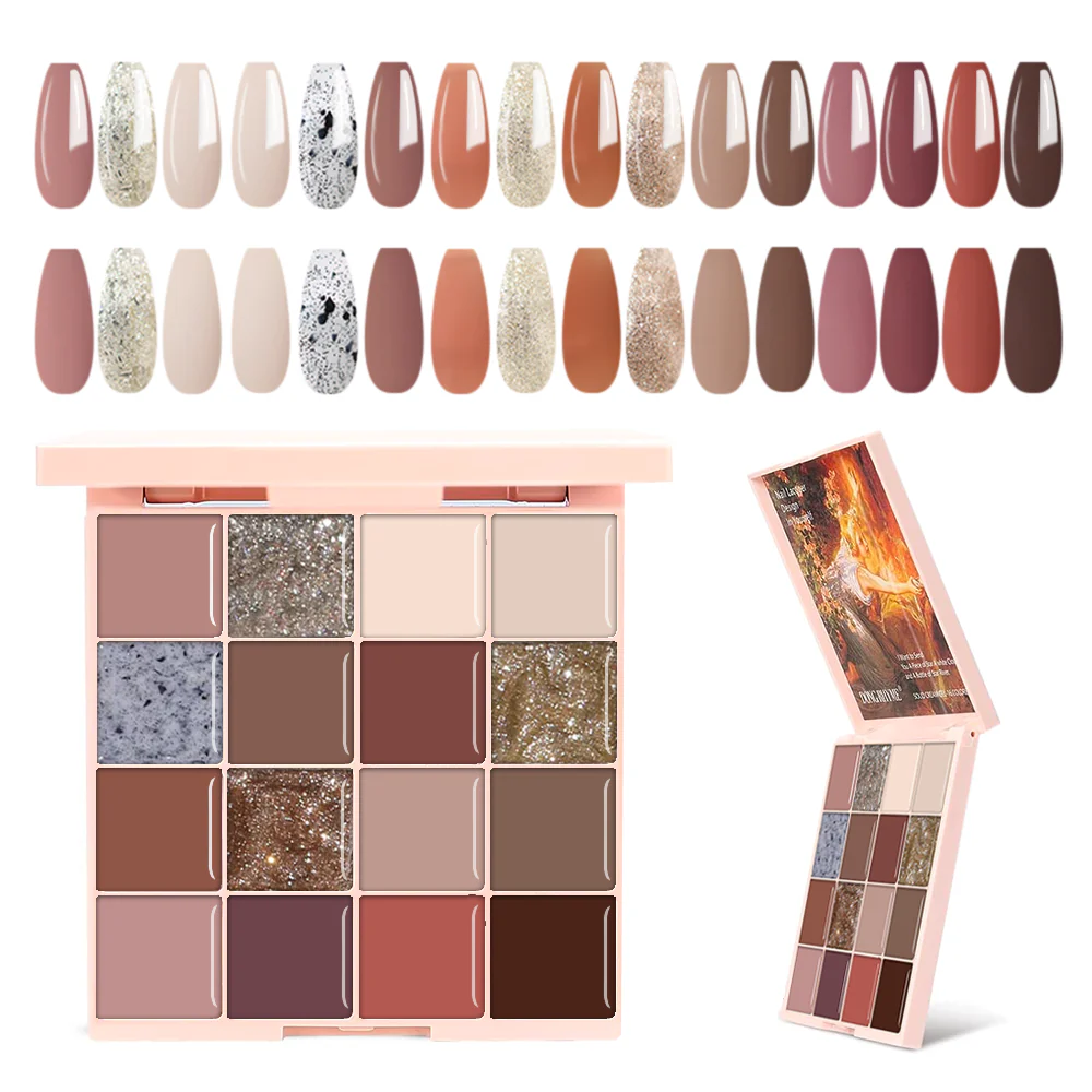 16 Colors Solid Nail Gel Set4 - Image 9