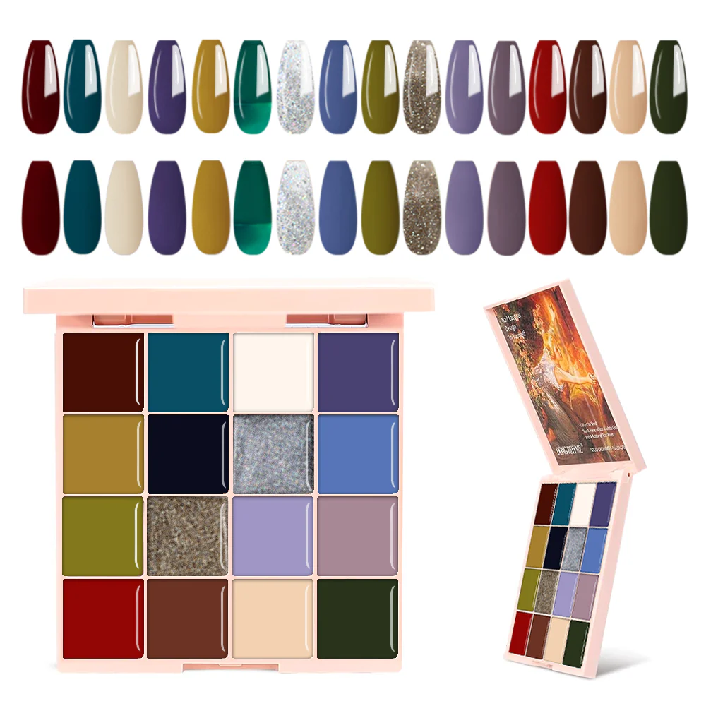 16 Colors Solid Nail Gel Set7 - Image 10