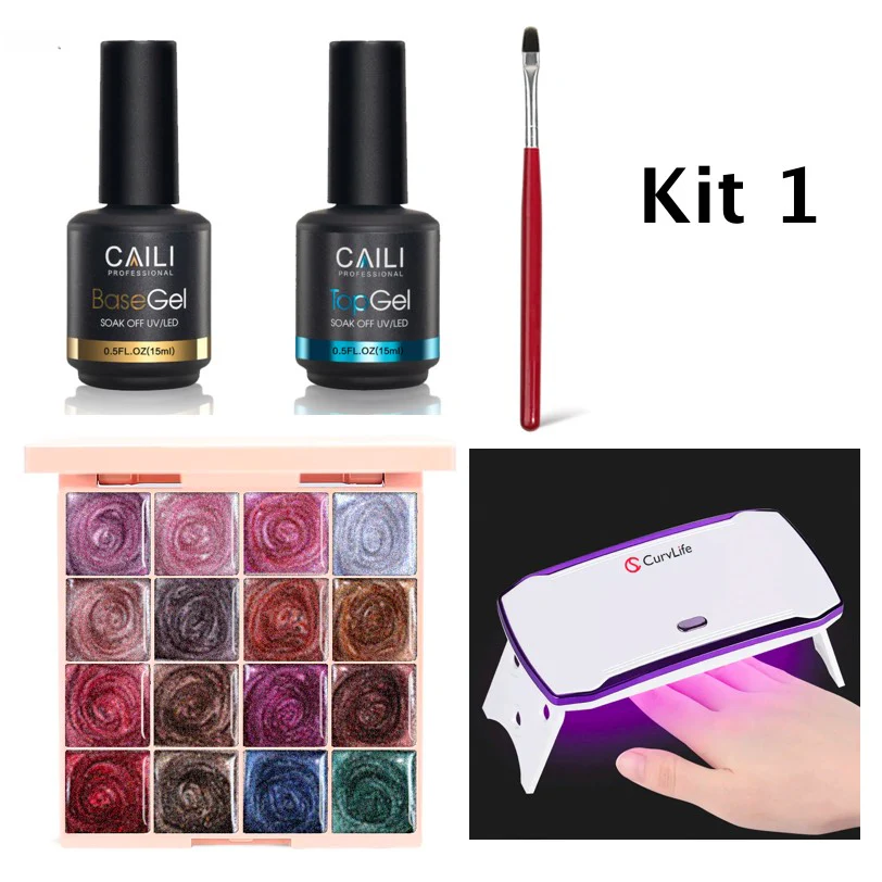 16 Colors Solid Nail Gel Set9 - Image 10