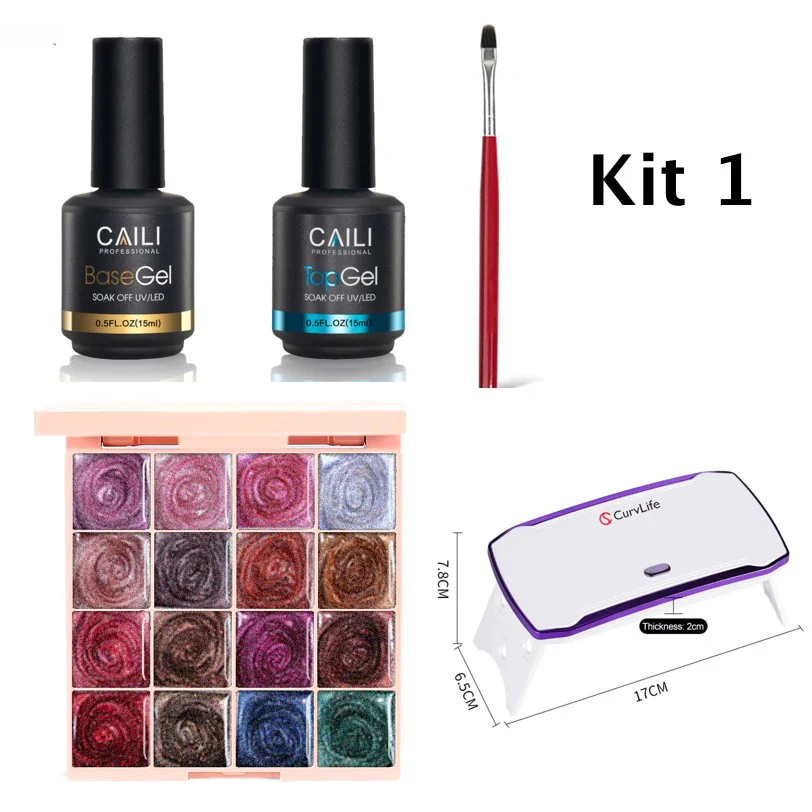 16 Colors Solid Nail Gel Set9 - Image 11