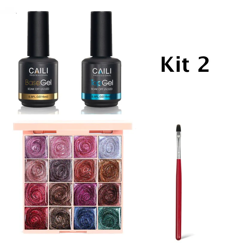 16 Colors Solid Nail Gel Set9 - Image 12