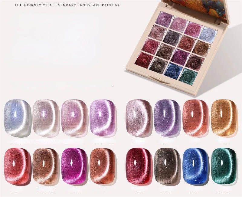 16 Colors Solid Nail Gel Set9 - Image 2