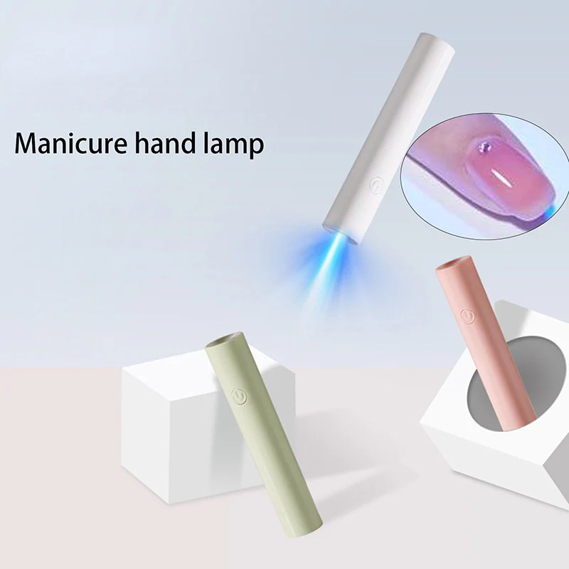 1pc Handheld Portable Mini Nail Dryer Baking Lamp Fast Curing For Color Gel Battery Or USB Select yzled01 - Image 2