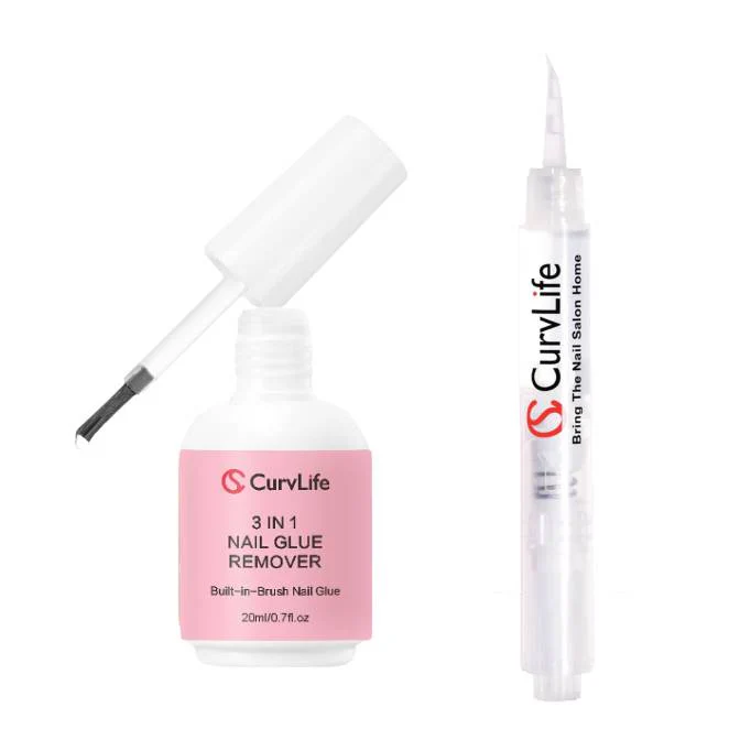CurvLife Click & Remove Pen for Multi-functional 5ml Press on Nail Glue - Image 11