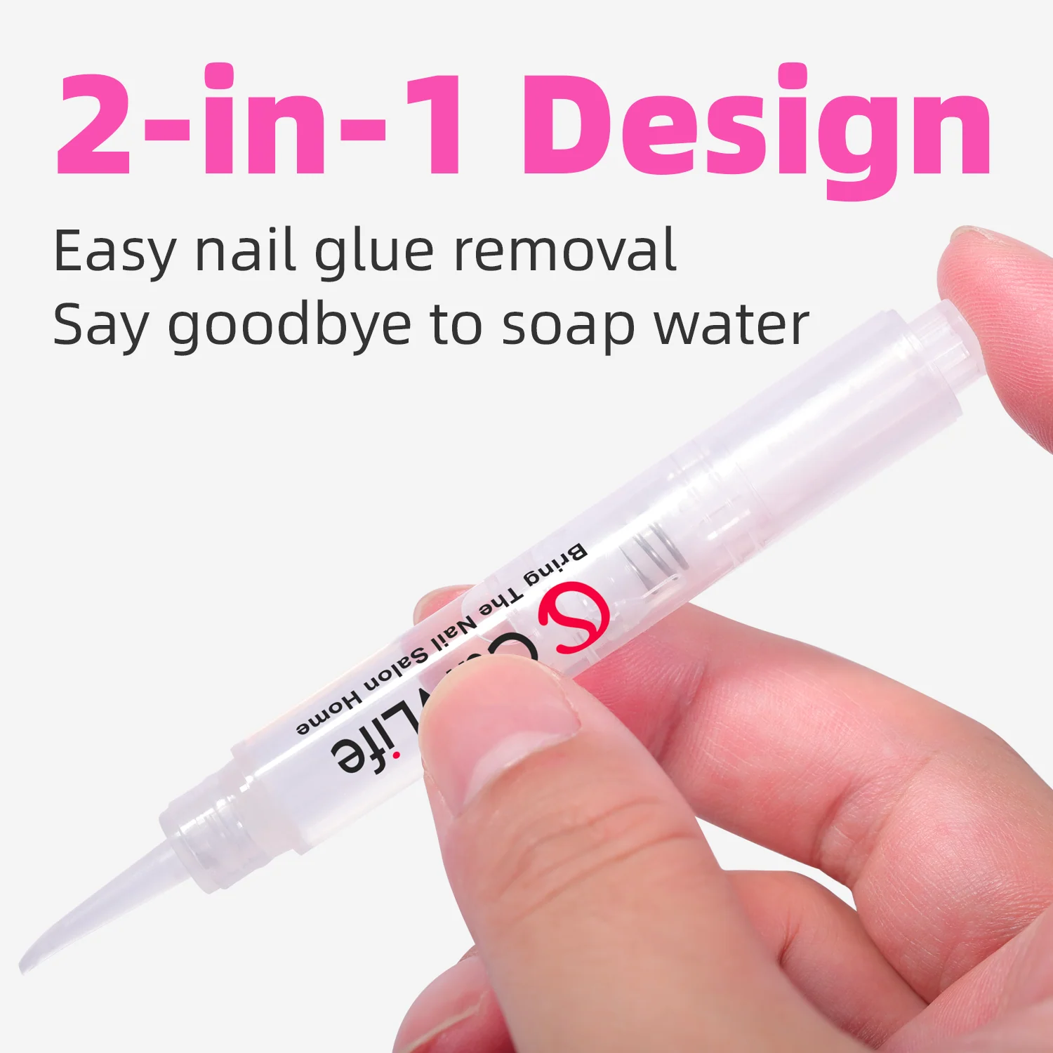 CurvLife Click & Remove Pen for Multi-functional 5ml Press on Nail Glue - Image 4