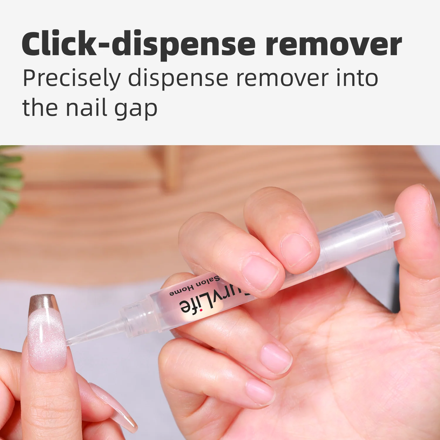 CurvLife Click & Remove Pen for Multi-functional 5ml Press on Nail Glue - Image 5
