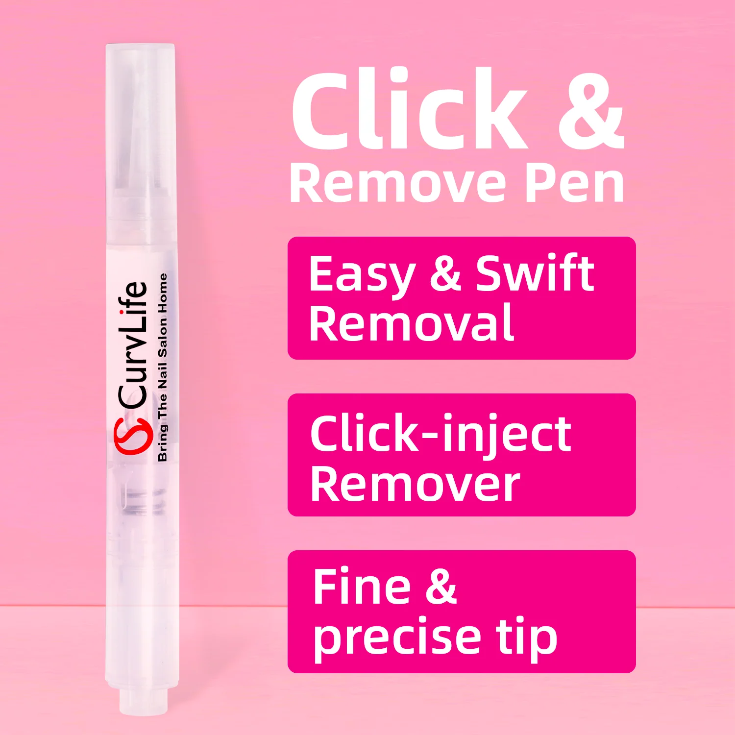 CurvLife Click & Remove Pen for Multi-functional 5ml Press on Nail Glue - Image 6