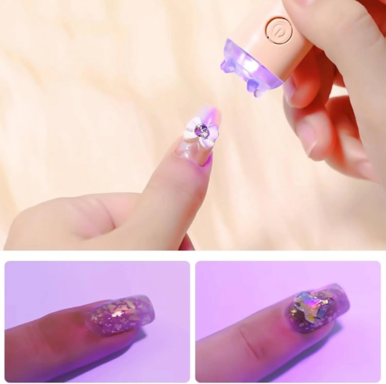 Mini Rechargeable Handheld UV  LED Nails Lamp - Image 4