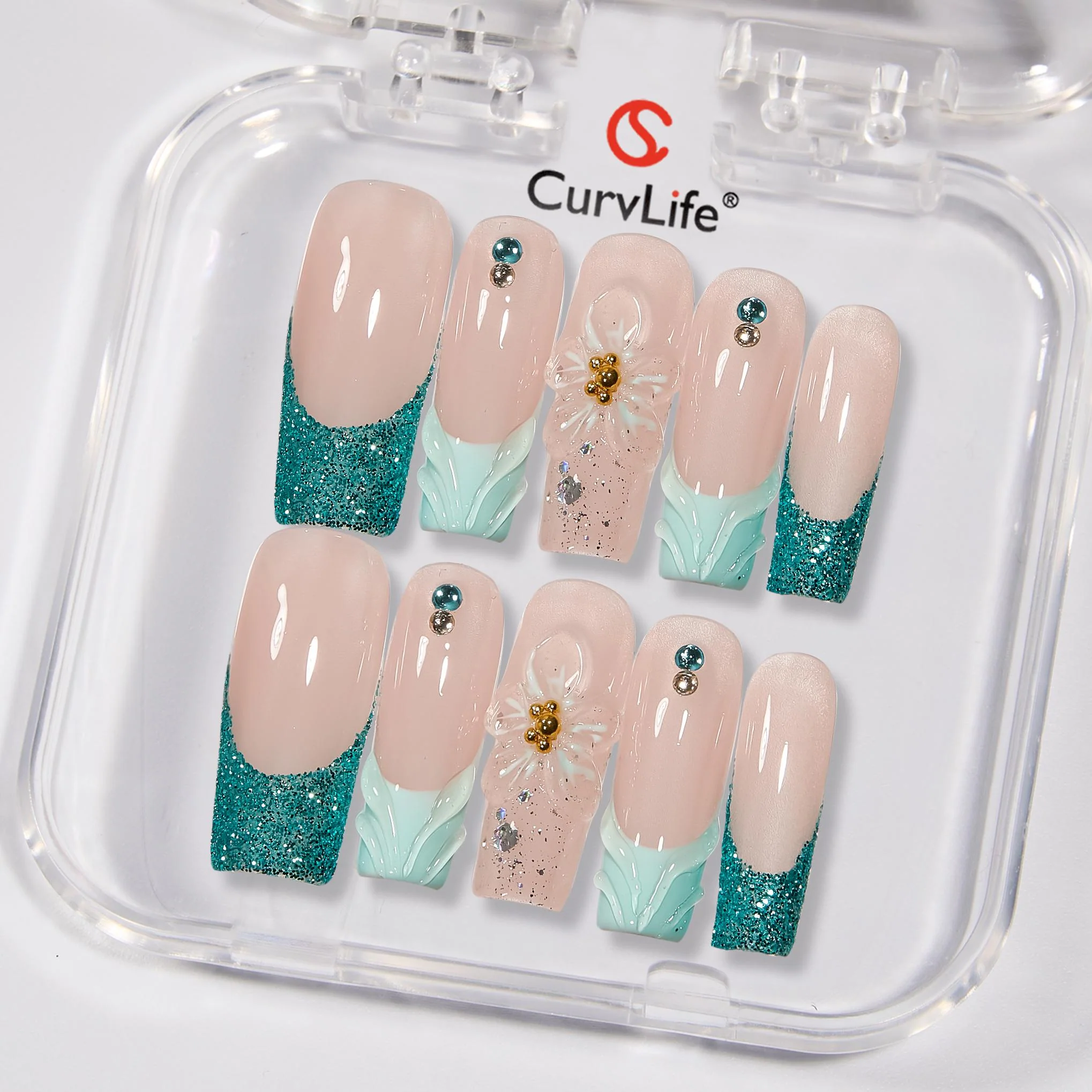 Handmade·Aqua Bloom - Image 2