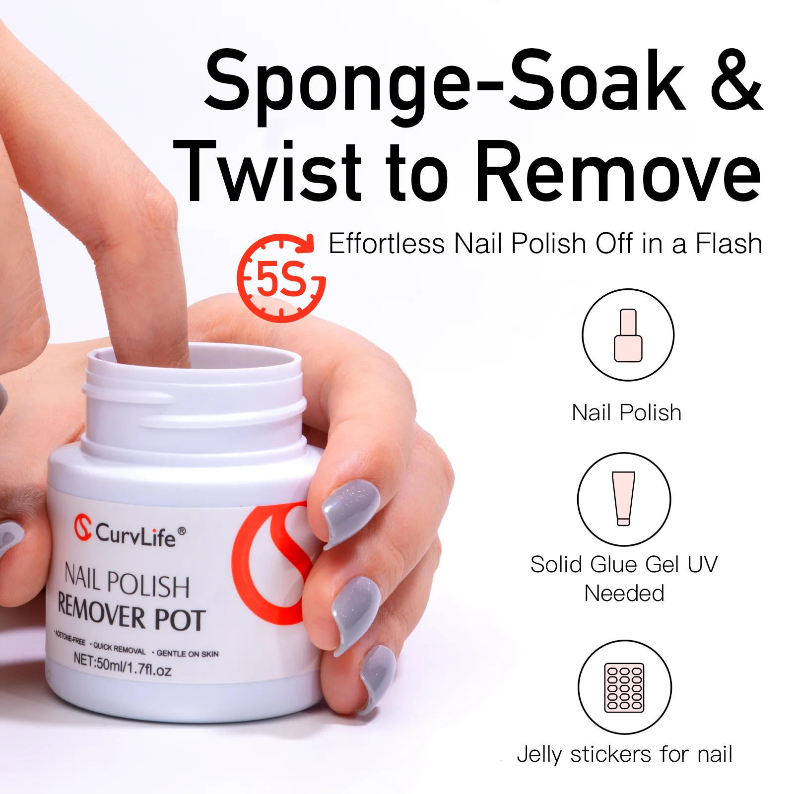 Nail Polish Remover Pot - Image 4