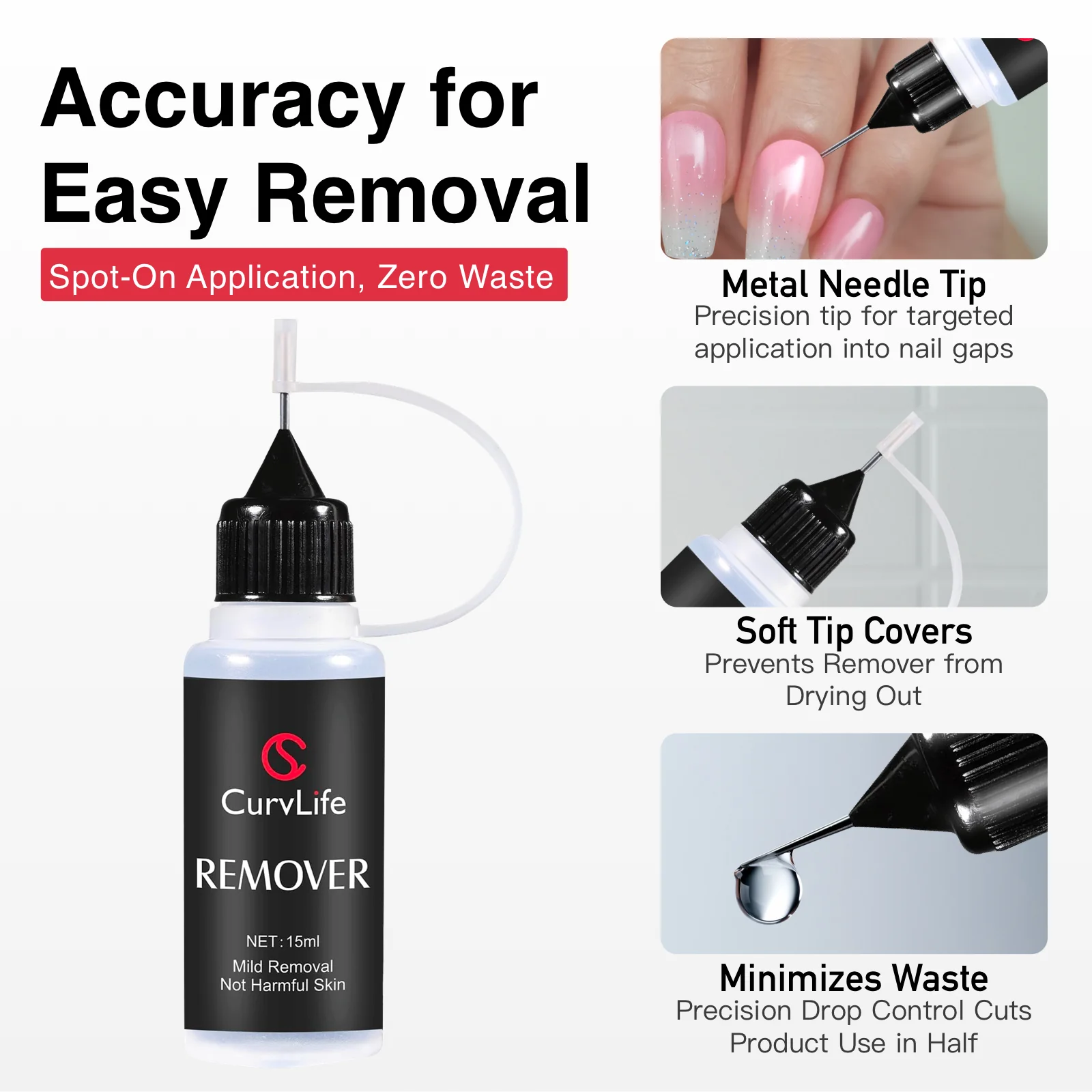 Pinpoint Remover For Nail Glue Remover Press On Nails - Image 18
