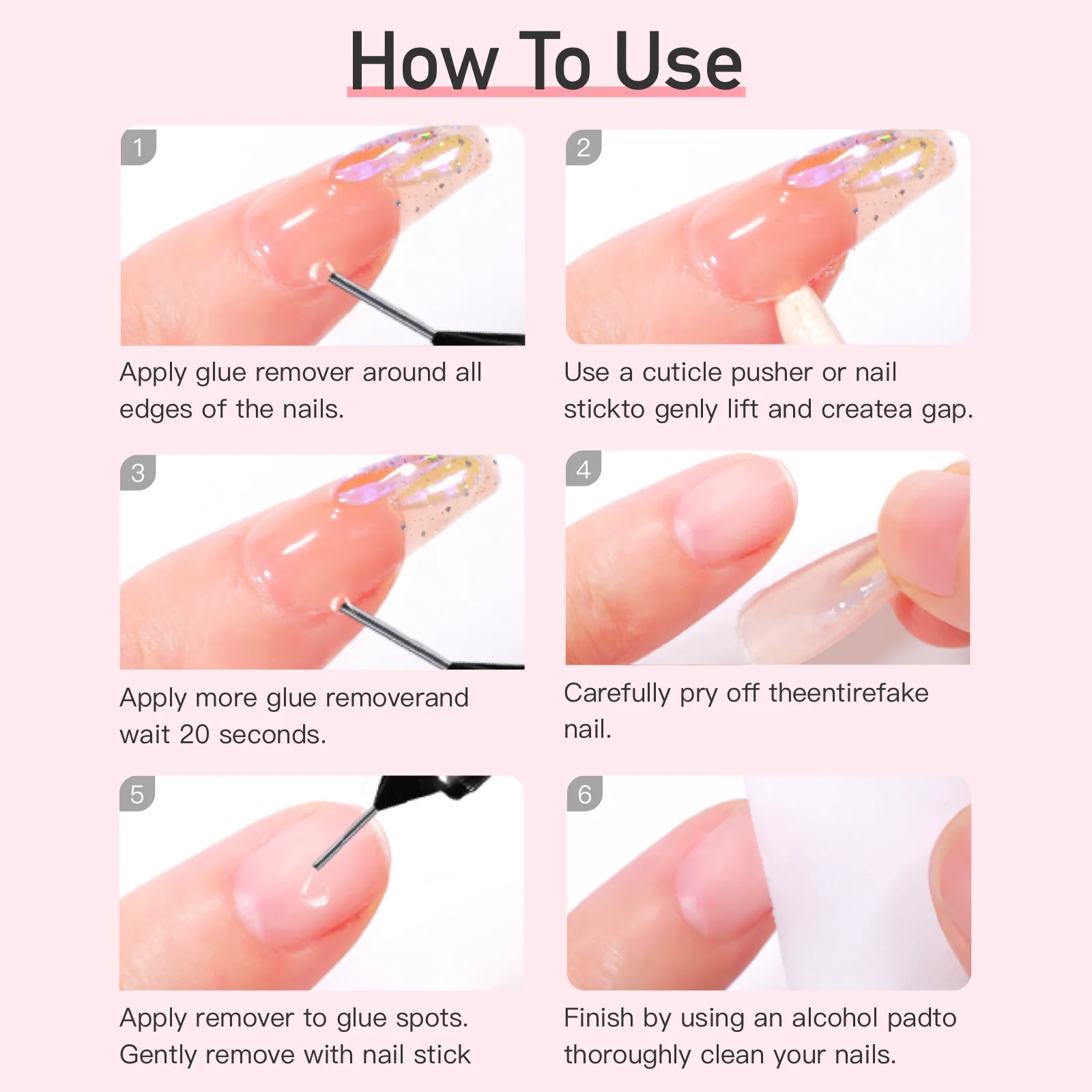 Pinpoint Remover For Nail Glue Remover Press On Nails - Image 7