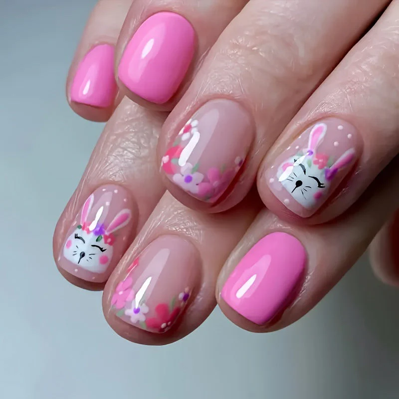 Pink Bunny Garden - Image 2