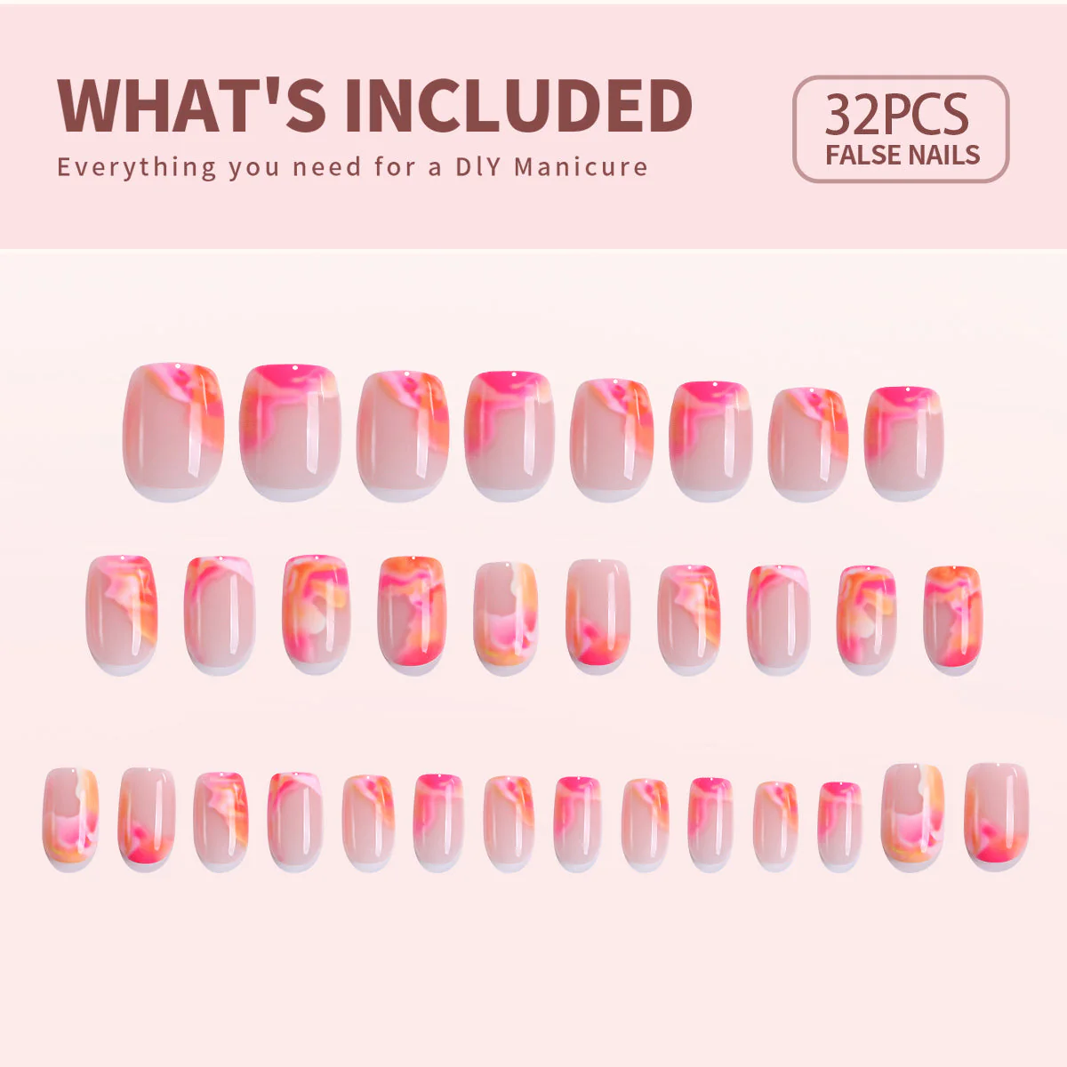 Sunset Blush Swirls - Image 5