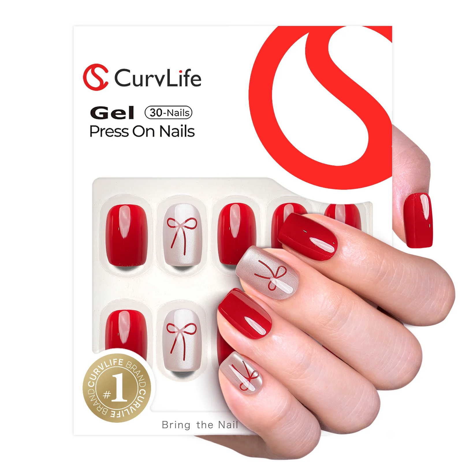 Ribbon Red Charm - Image 4
