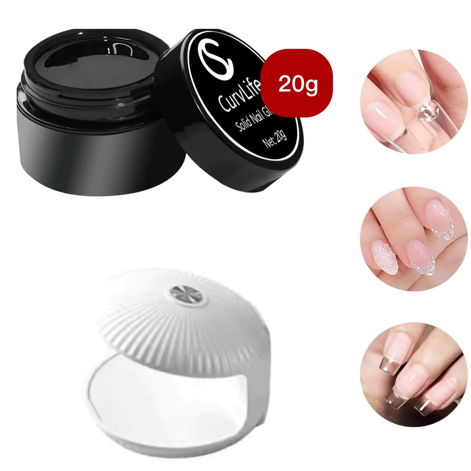 Solid Nail Gel Glue For Nail Tips and press on nail nail glue - Image 6